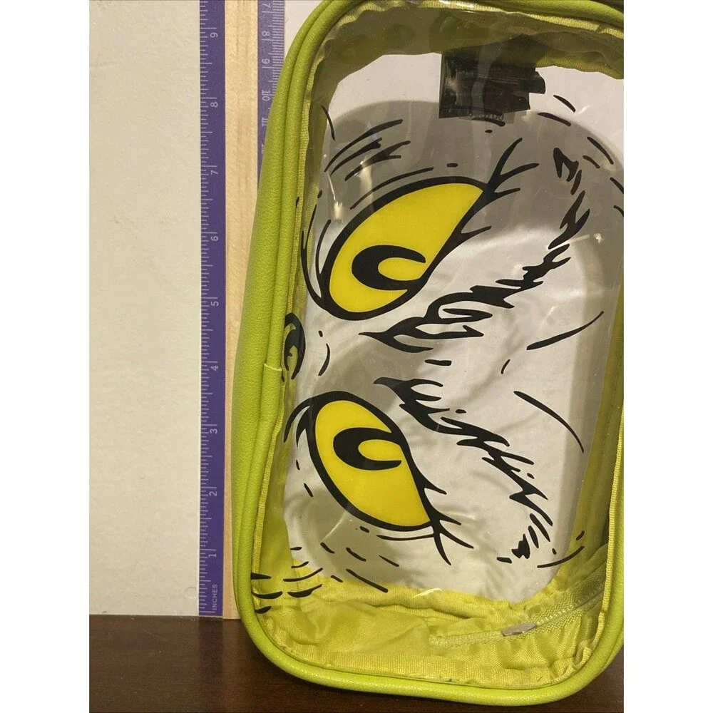 Bio World Dr. Seuss The Grinch Travel Cosmetic Bags Set Of 2 Toiletry Pouch